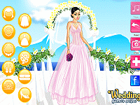 Pretty Romantic Bride Dress Up