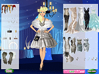 Glam Winter Party Dress Up