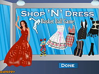 Shop N Dress Basket Ball Game: Spring Rain Dress