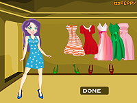 Shop N Dress Food Roll Game: Bow Dress