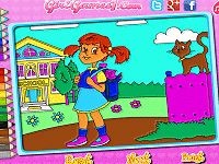 School Time Coloring