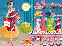 Girl with Mobile Phone Dress Up