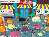 Ice Cream Fight Clean Up