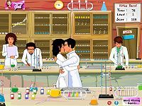 Chemistry Lab Kissing