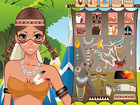 Mohican Girl Make-Up