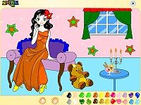 Painting Lovely Girl