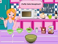 Fluffy Cake Doughnuts