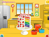 Emma's Recipes: Rainbow Clown Cake