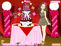 Sweet 16 Cake Design