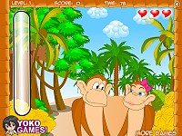 Cute Monkey Kissing