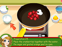 Tessa's cooking turkey