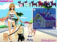 Dog Walking Dress Up