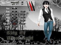 Vampire Edward Dressup Game