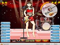 Guitar Girl DressUp