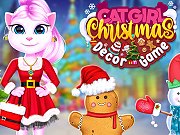 Cat Girl Christmas Decor Game