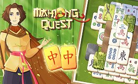 Mahjong Quest 🕹️ 🃏  Juego de navegador de cartas